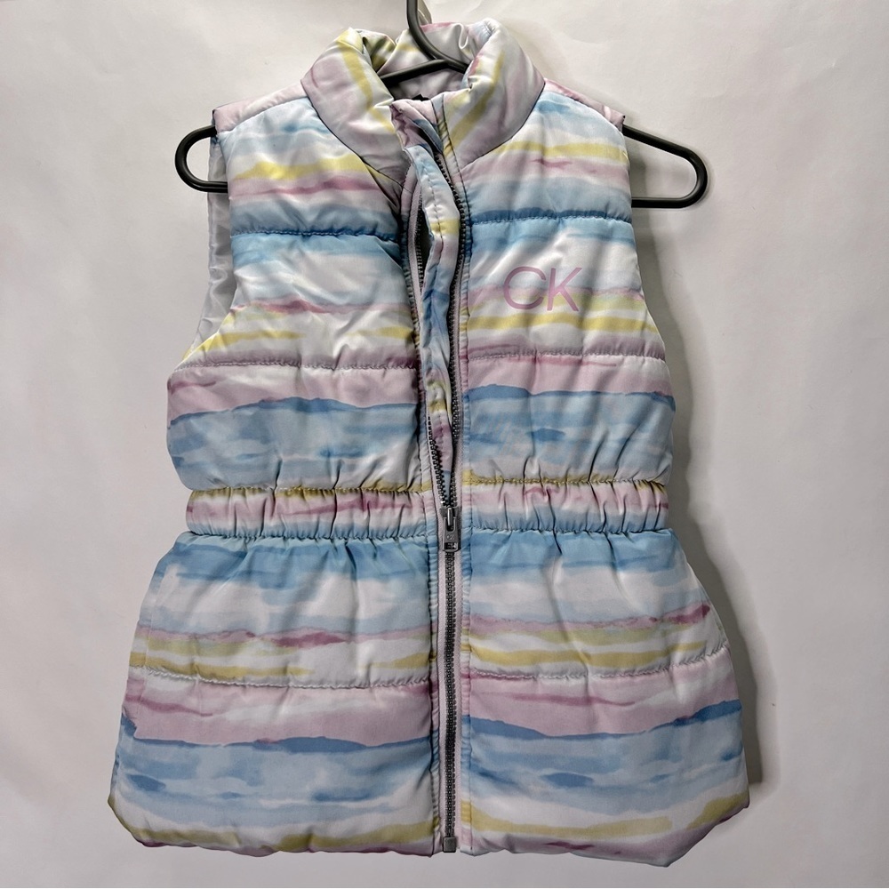 Calvin Klein Puffer Pastels Toddler Girls 3T